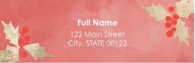 Christmas address labels staples